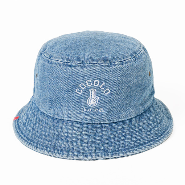 画像1: WASH DENIM ORIGINAL BONG BUCKET HAT