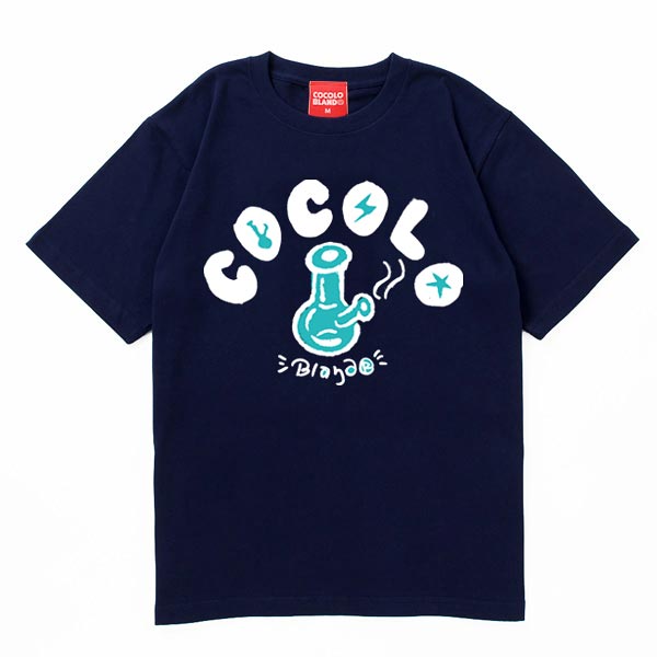 画像1: BONG FAMILY S/S tee(NAVY)