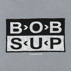 画像2: SALE !! B>O>B S＜U＜P tee  (WASH GRAY) (2)