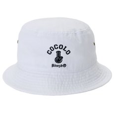 画像1: BONG BUCKET HAT(WHITE) (1)