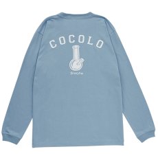 画像1: BACK BONG L/S TEE (ACID BLUE) (1)