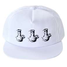 画像2: PIXEL BONG SNAPBACK CAP (WHITE) (2)