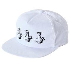 画像1: PIXEL BONG SNAPBACK CAP (WHITE) (1)