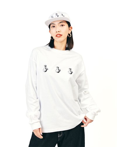 画像1: PIXEL BONG SNAPBACK CAP (WHITE)