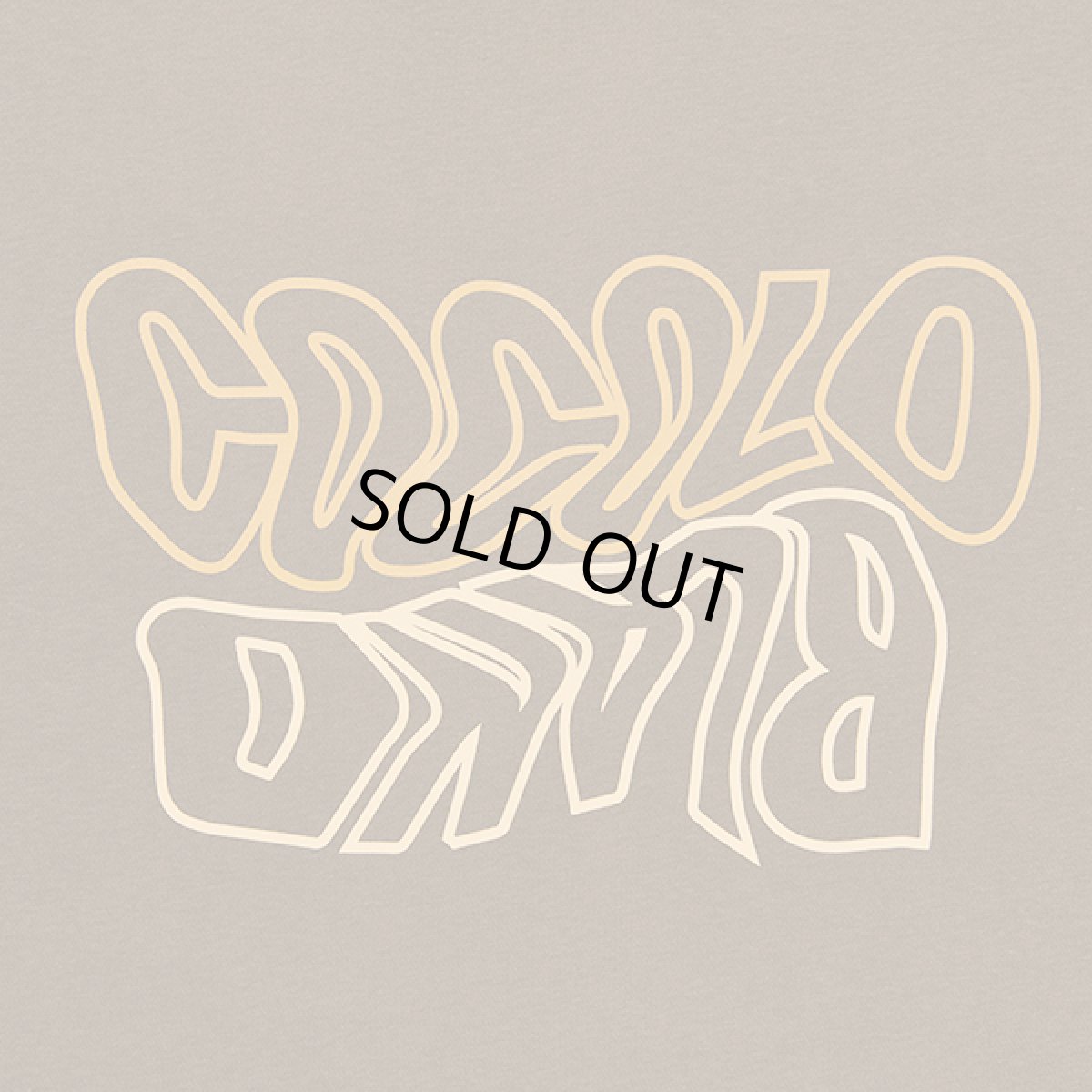 画像2: 【SALE】WARP LOGO SWEAT CARDIGAN (BROWN) (2)