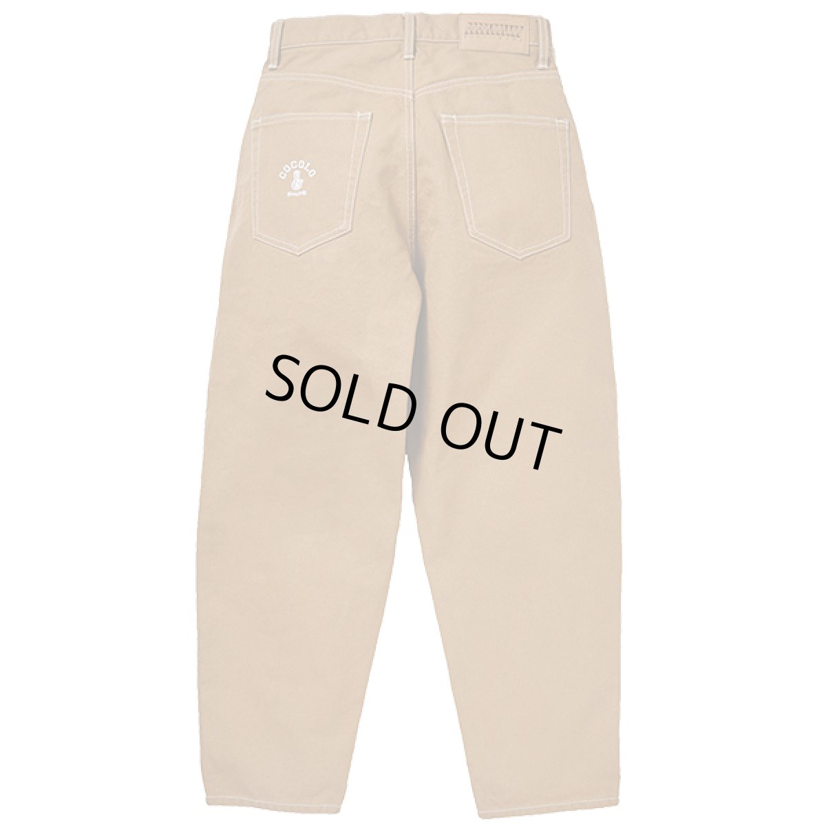 画像1: 【SALE】STITCH DUCK PANTS (BROWN) (1)