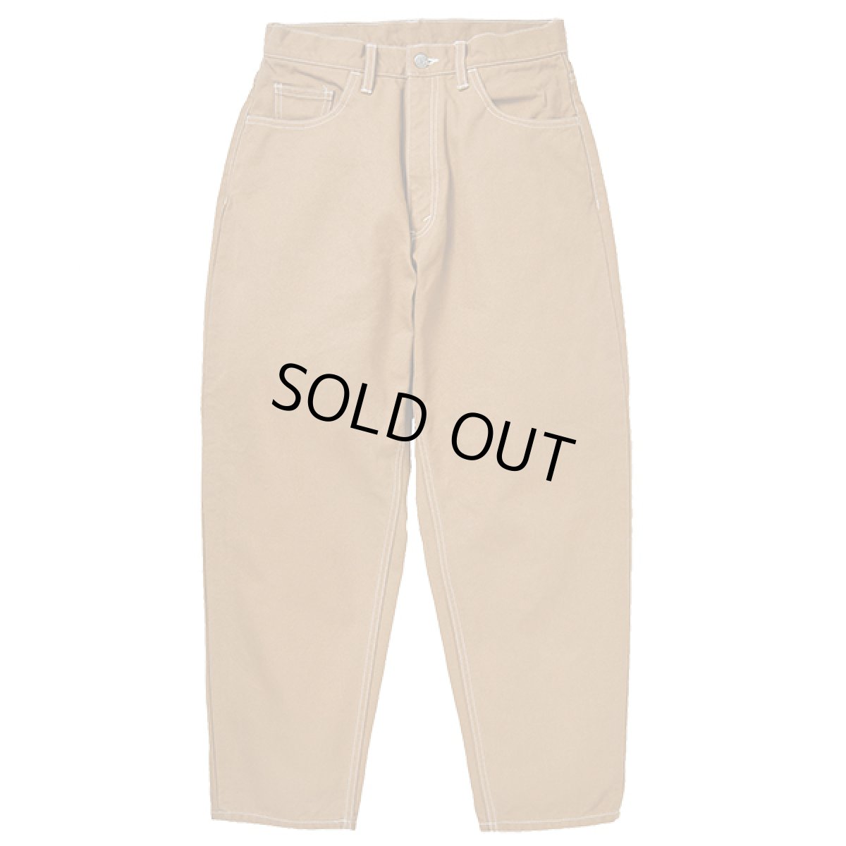 画像3: 【SALE】STITCH DUCK PANTS (BROWN) (3)