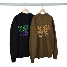 画像8: WARP LOGO SWEAT CARDIGAN (BROWN) (8)