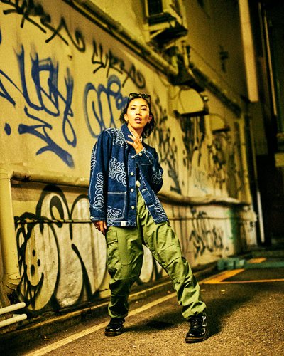 画像2: WARP LOGO DENIM COVERALLS 