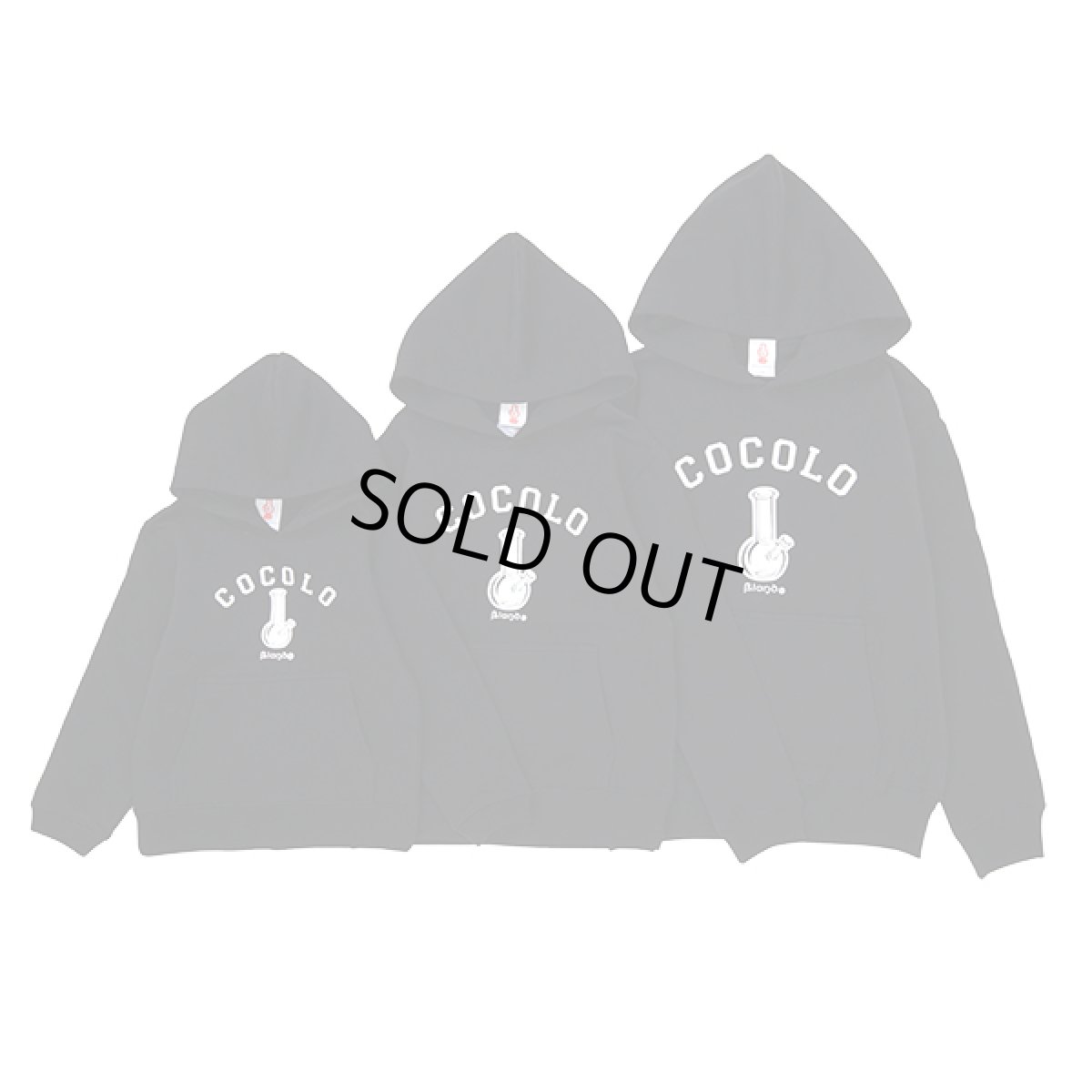 画像3: ORIGINAL BONG KIDS HOODIE(BLACK)  (3)