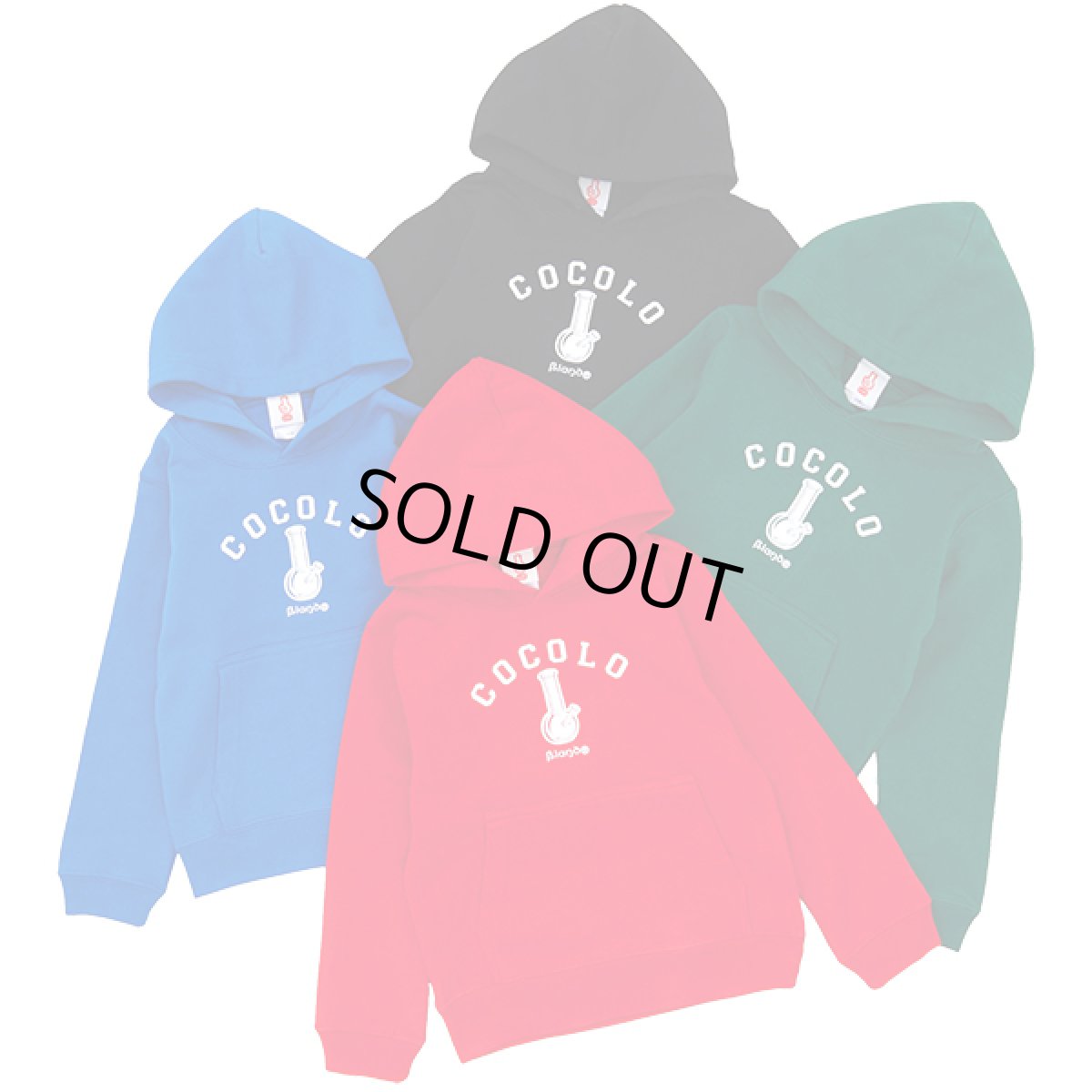 画像4: ORIGINAL BONG KIDS HOODIE(BLACK)  (4)