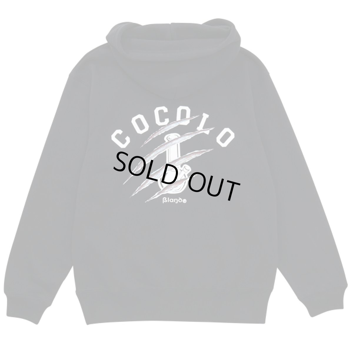画像1: SCAR BONG HOODIE(BLACK) (1)