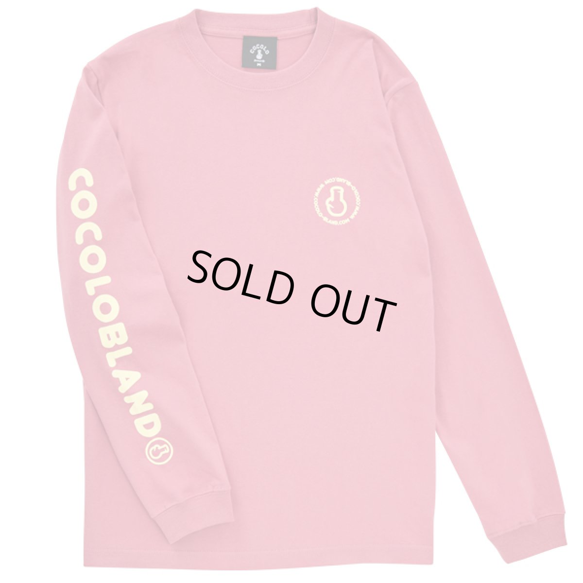 画像1: 【SALE】OLD LOGO SLEEVE L/S(HAZY RED) (1)