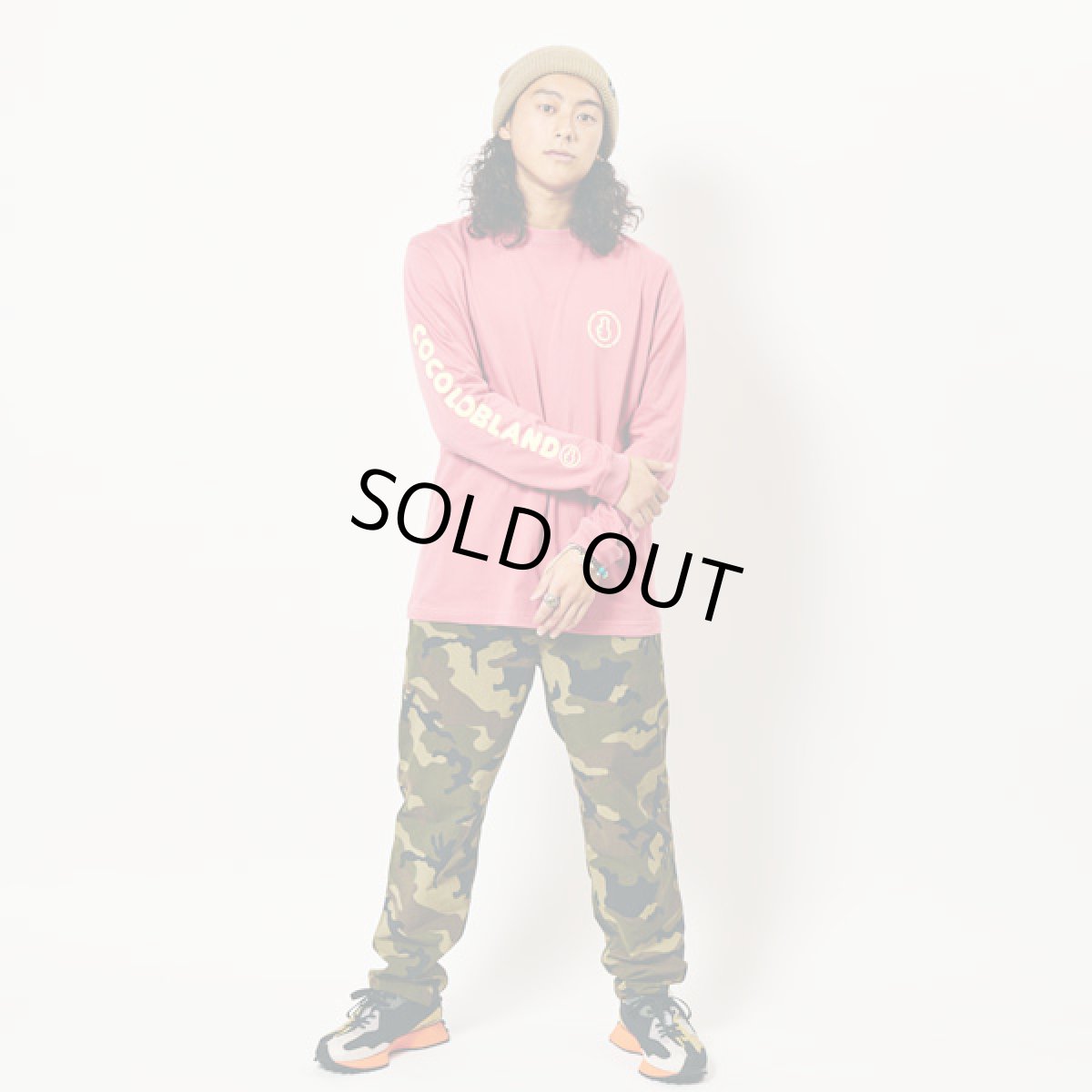 画像5: 【SALE】OLD LOGO SLEEVE L/S(HAZY RED) (5)