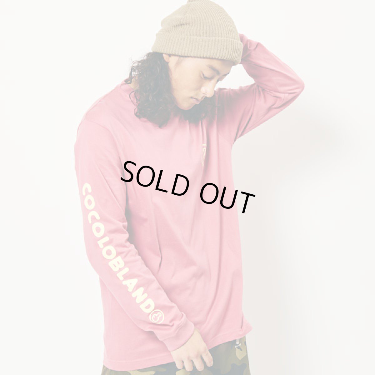 画像6: 【SALE】OLD LOGO SLEEVE L/S(HAZY RED) (6)