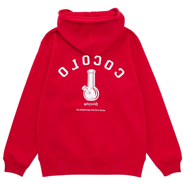 SALE】REVERSE BONG HOODIE(RED) - COCOLOBLAND WEB STORE