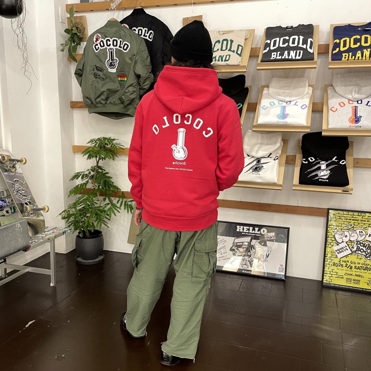 画像10: REVERSE BONG HOODIE(RED) (10)