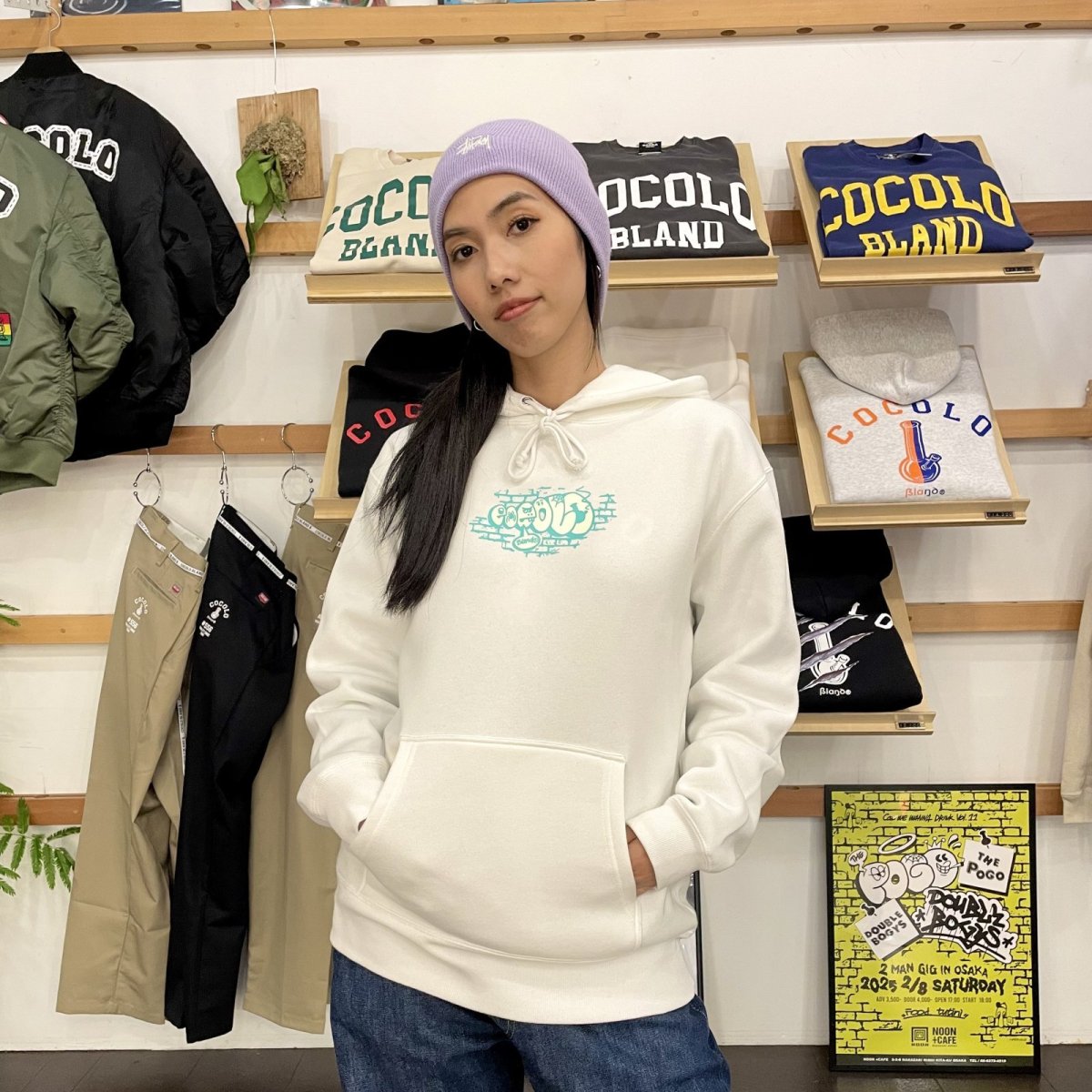 画像7: THROW UP HOODIE(WHITE) (7)