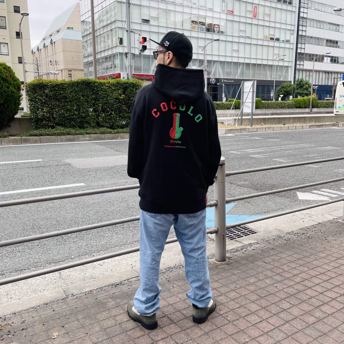 画像10: HALF BONG HOODIE（BLACK） (10)