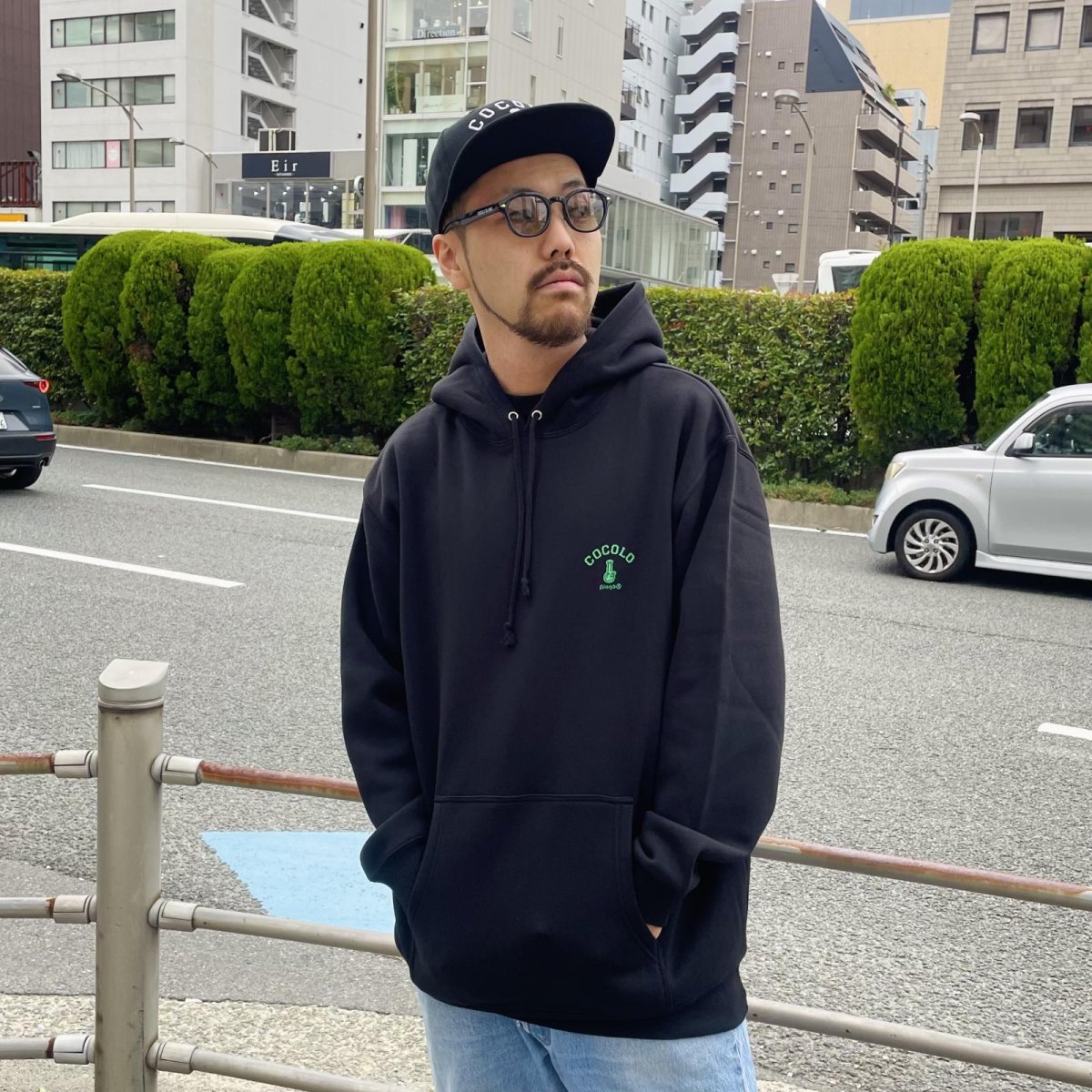 画像9: HALF BONG HOODIE（BLACK） (9)