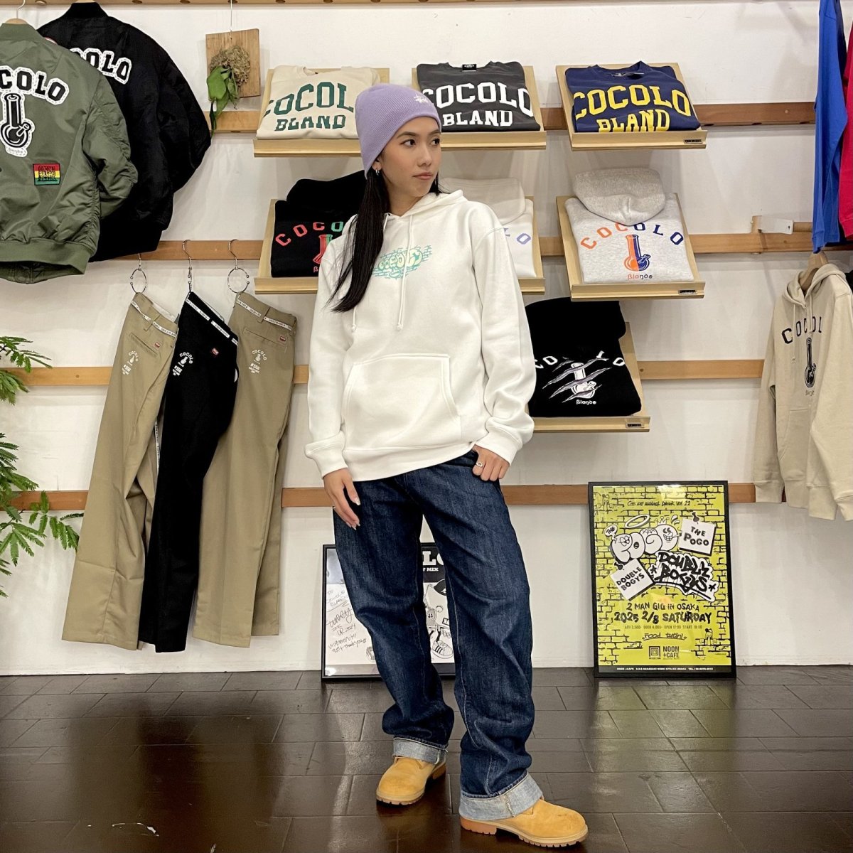 画像6: THROW UP HOODIE(WHITE) (6)