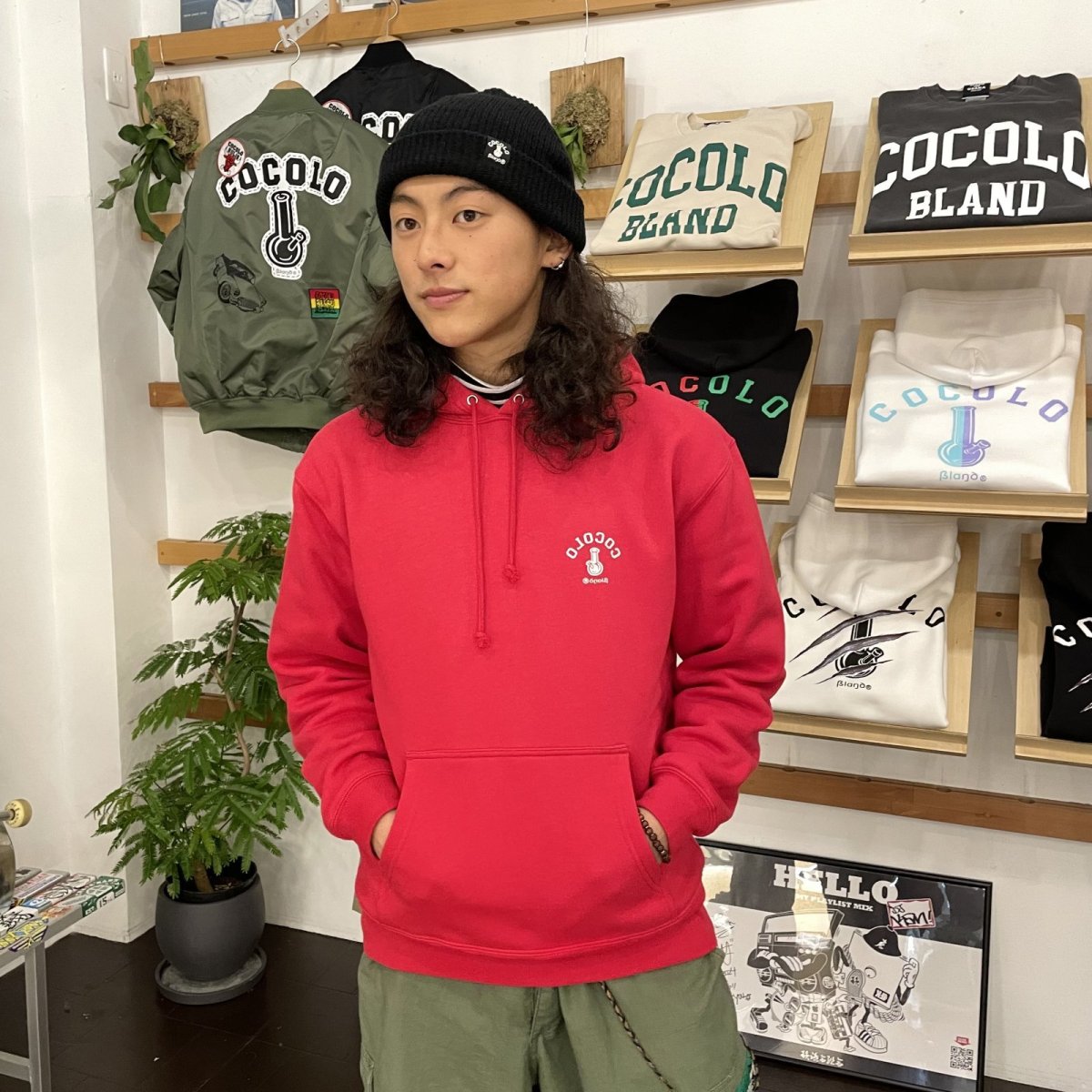 画像9: REVERSE BONG HOODIE(RED) (9)