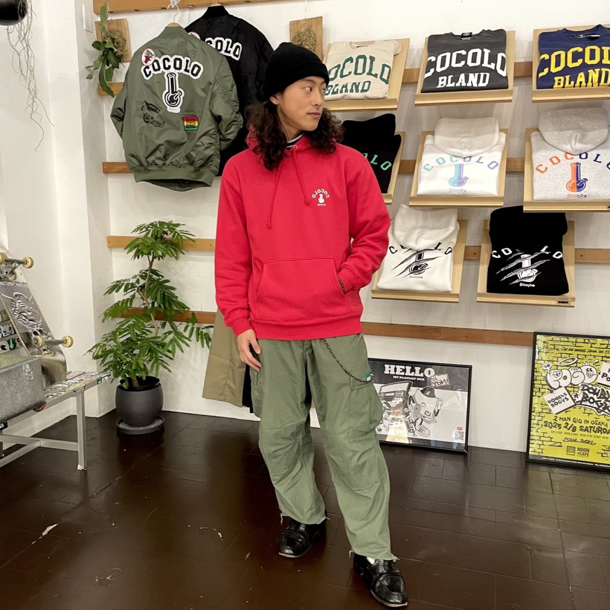 画像11: REVERSE BONG HOODIE(RED) (11)