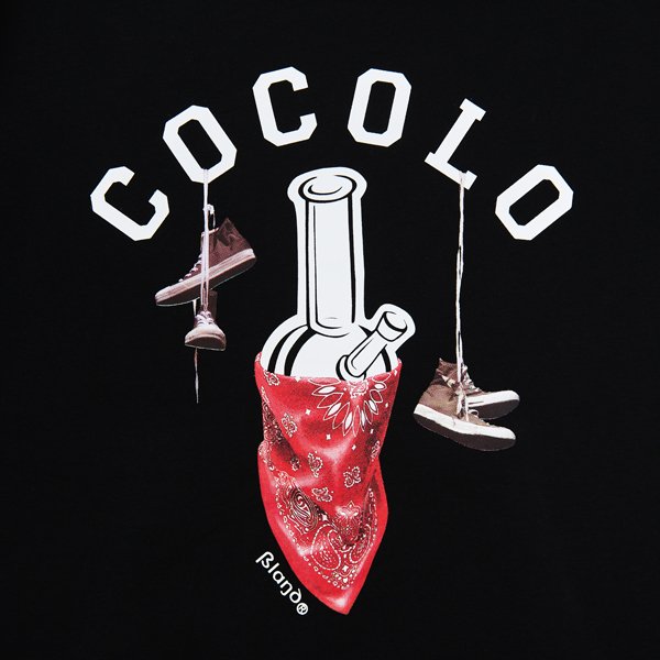 BANDANA BONG HOODIE(BLACK) - COCOLOBLAND WEB STORE