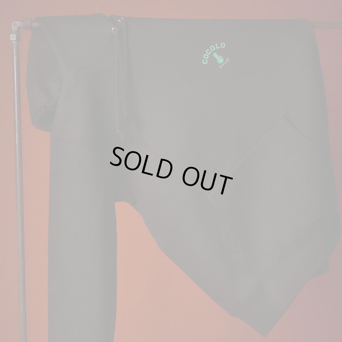 画像7: 【SALE】HALF BONG HOODIE(BLACK) (7)