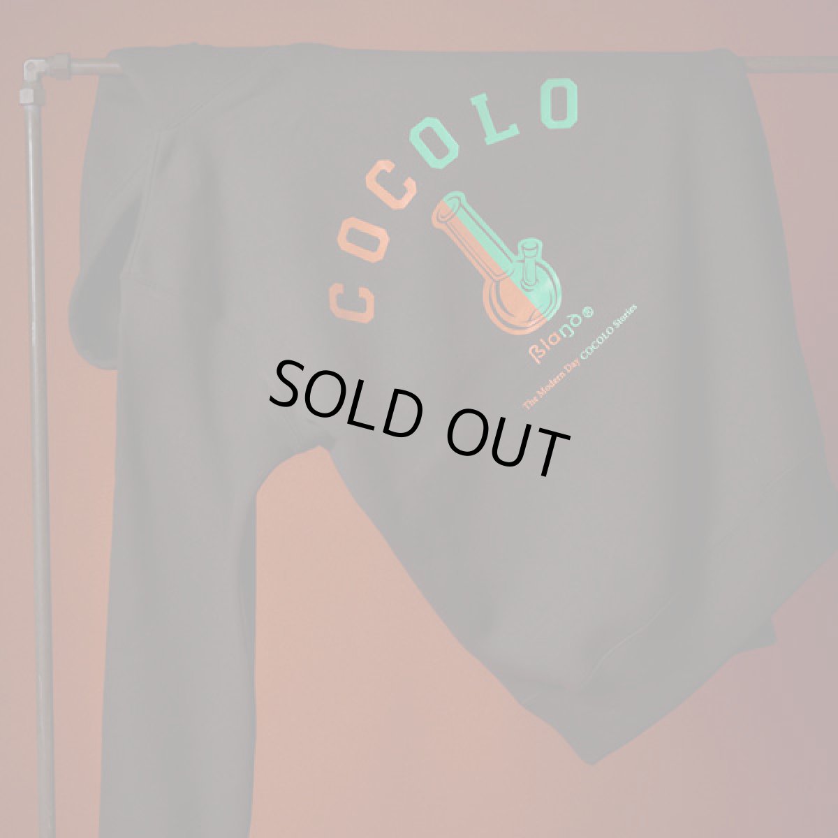 画像6: 【SALE】HALF BONG HOODIE(BLACK) (6)