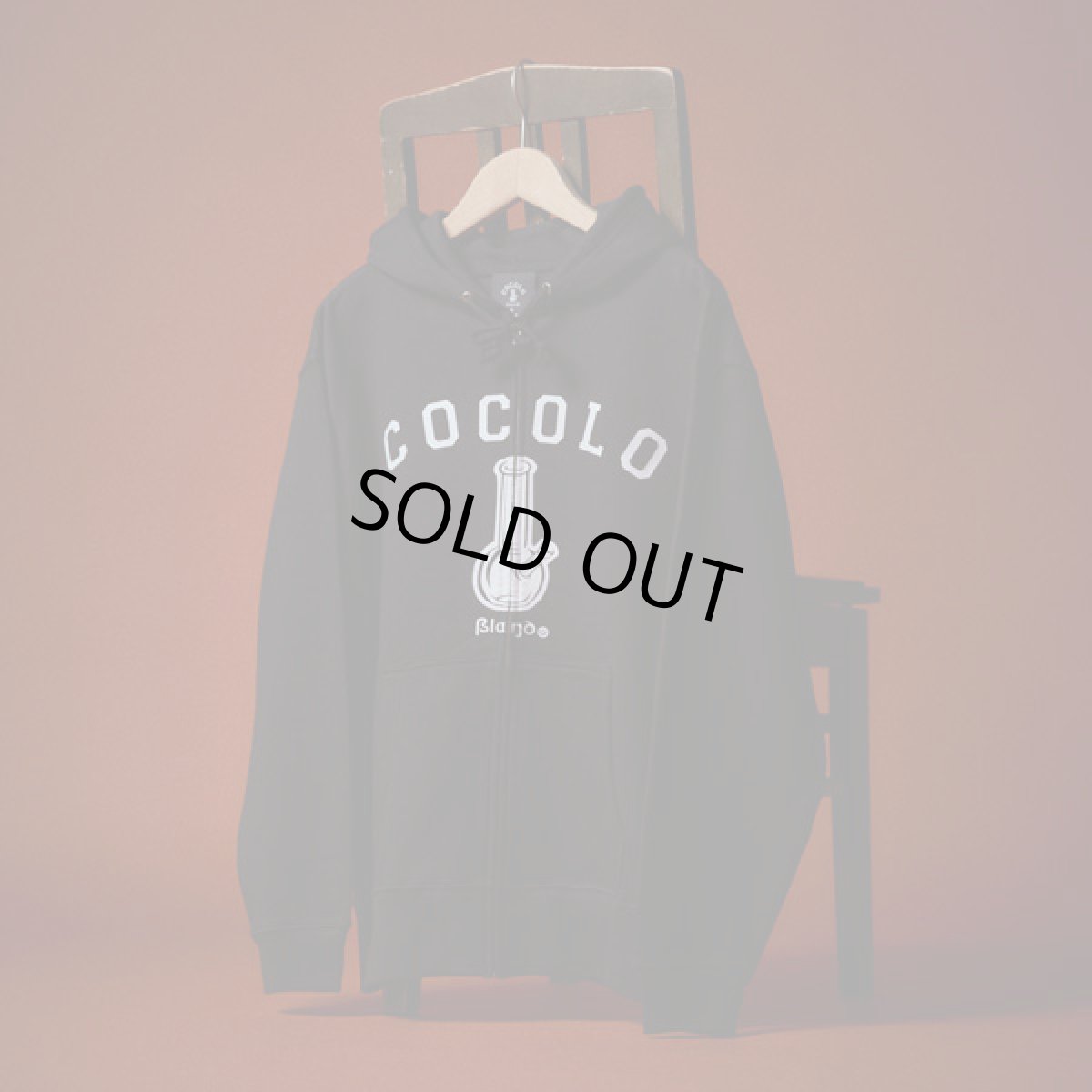 画像5: OG BONG ZIP HOODIE(BLACK） (5)