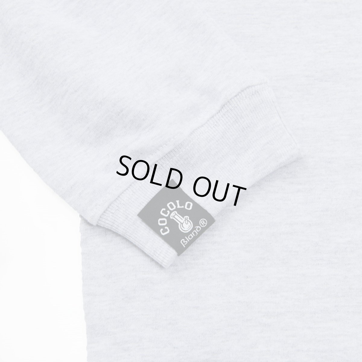 画像3: 【SALE】NECK LOGO L/S(ASH) (3)