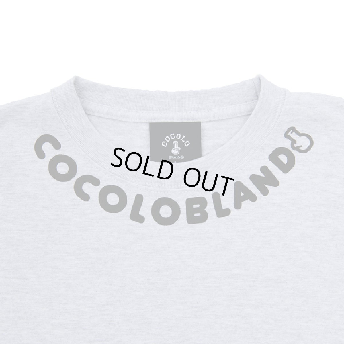 画像2: 【SALE】NECK LOGO L/S(ASH) (2)