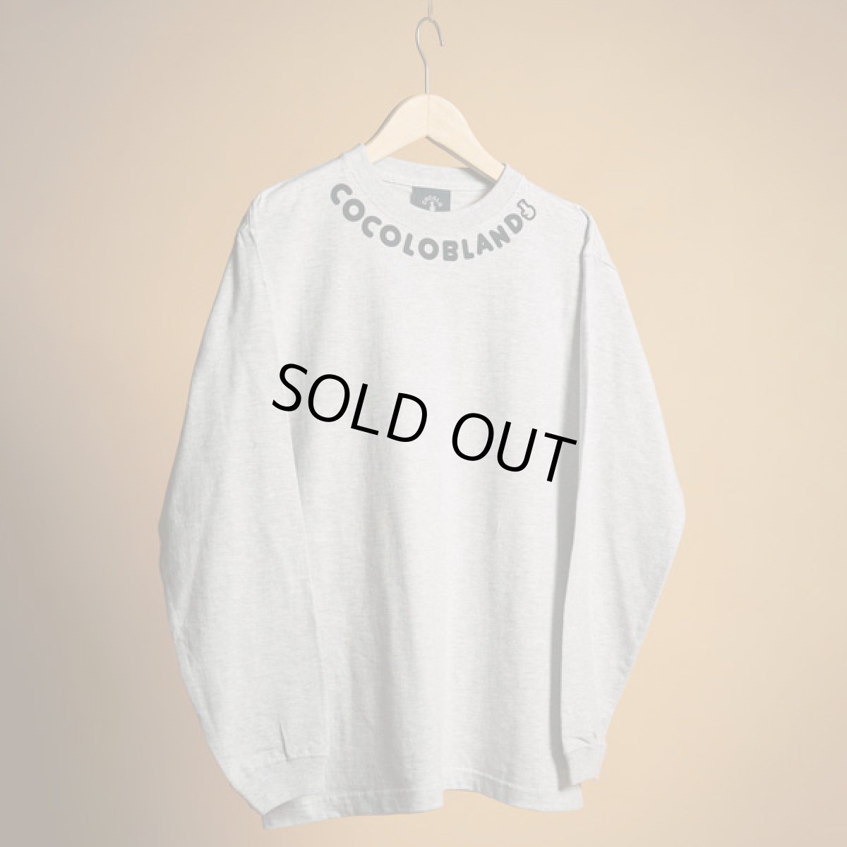 画像5: 【SALE】NECK LOGO L/S(ASH) (5)