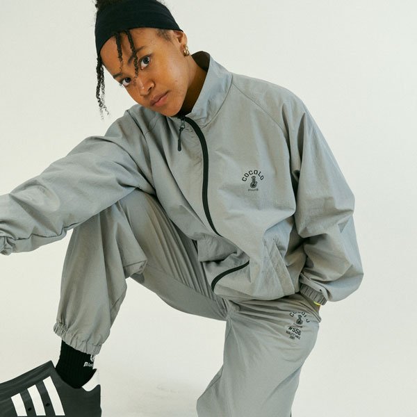 556 BONG NYLON JACKET (DUST GRAY) - COCOLOBLAND WEB STORE