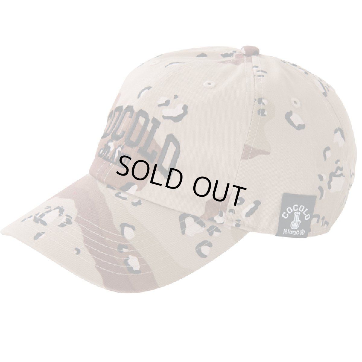 画像1: COLLEGE LOGO 6PANEL CAP(DESERT CAMO) (1)