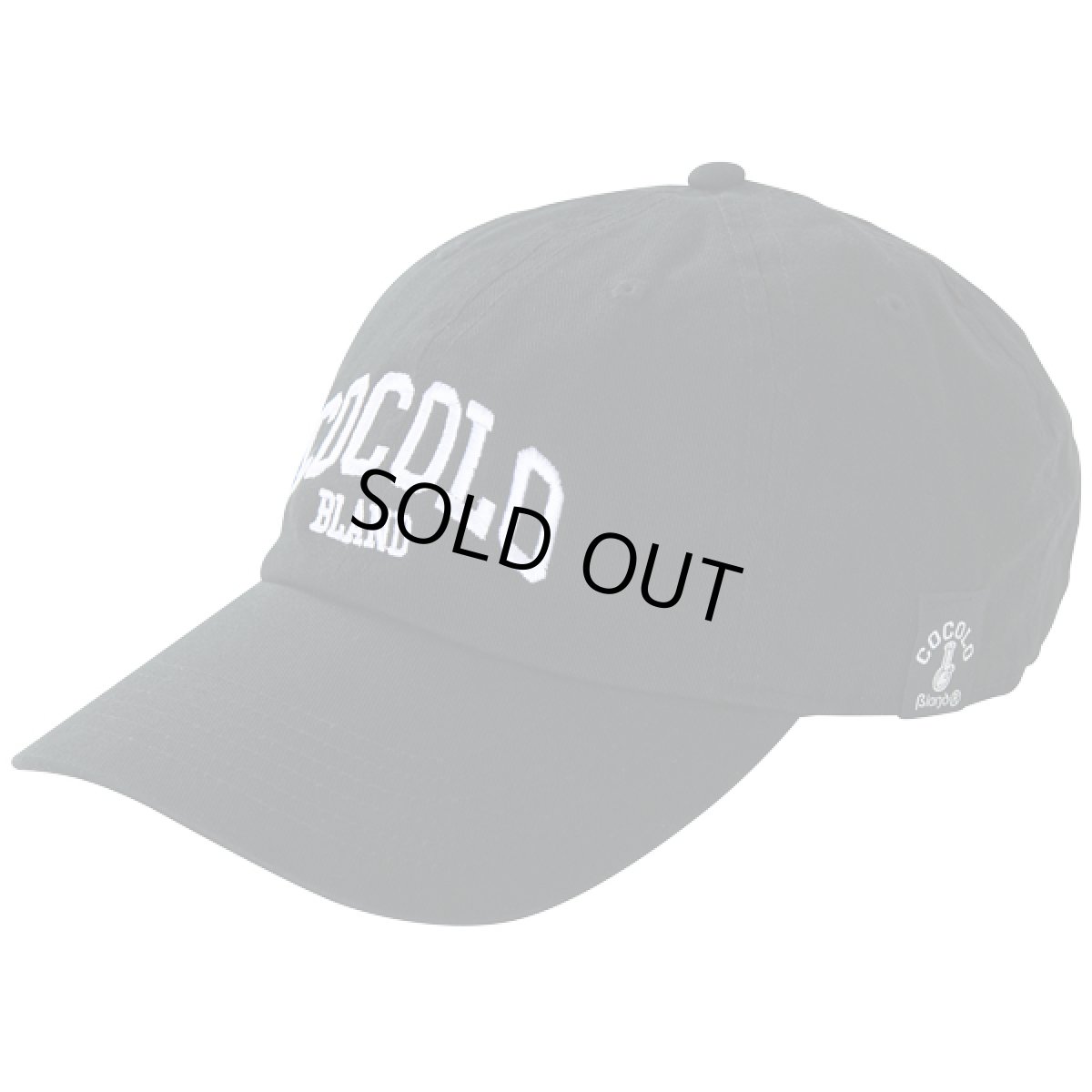 画像1: COLLEGE LOGO 6PANEL CAP(BLACK) (1)