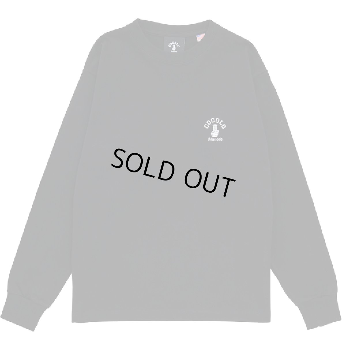 画像1: EMB BONG L/S(BLACK) (1)