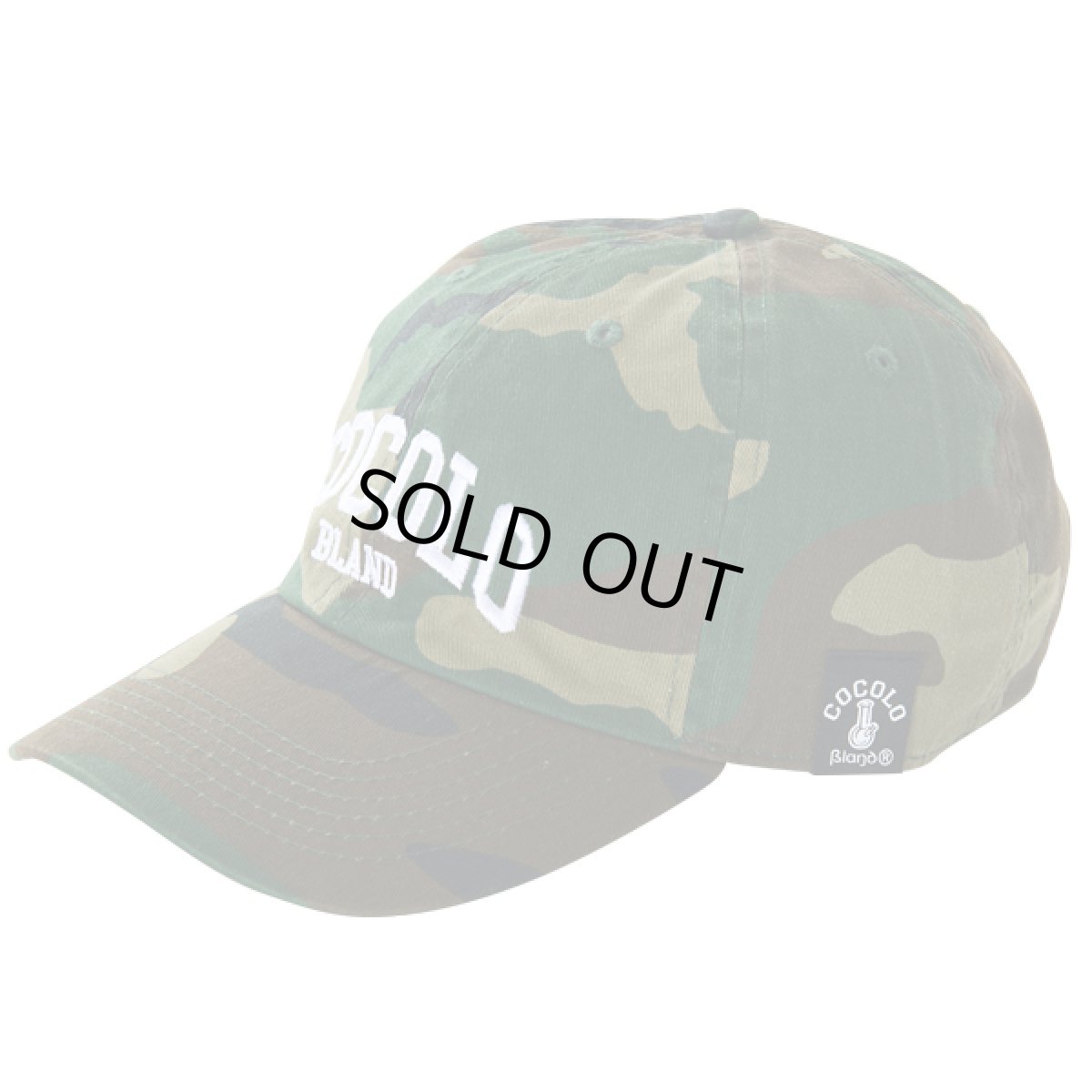 画像1: COLLEGE LOGO 6PANEL CAP(WOOD CAMO) (1)