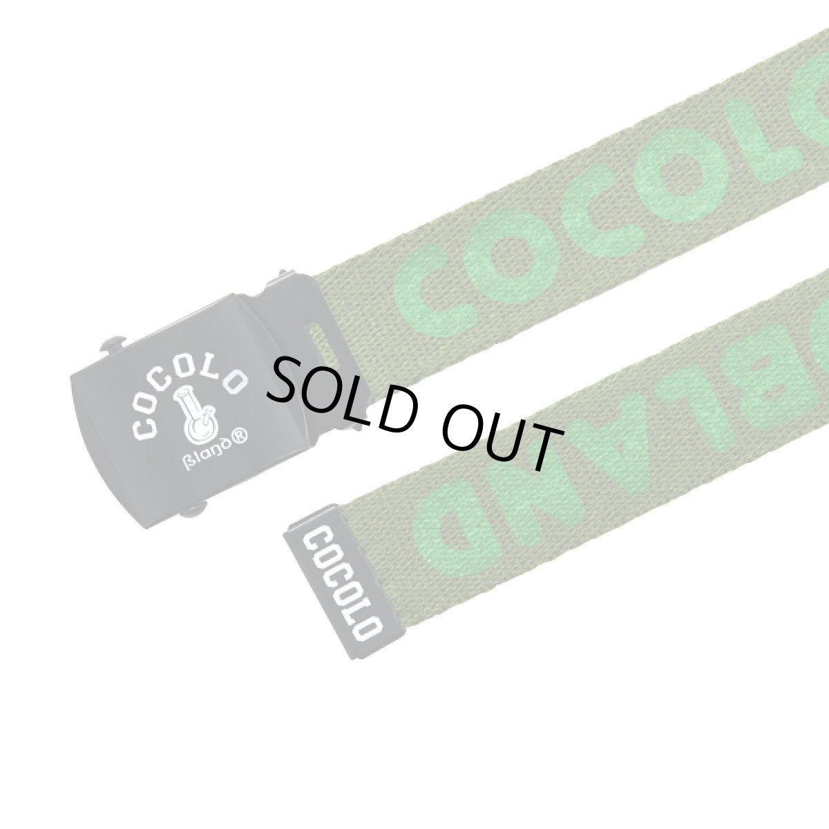 画像2: COCOLO GI NAME BELT(GREEN) (2)
