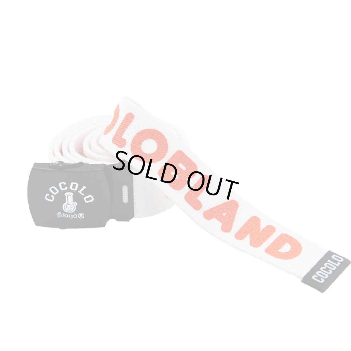 画像1: COCOLO GI NAME BELT(WHITE) (1)