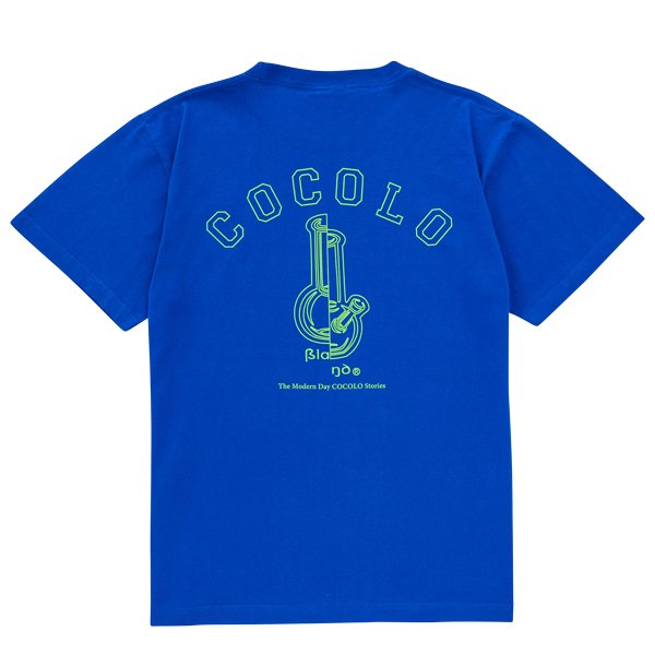 ココブルー SHIFT BONG S/S(BLUE) - COCOLOBLAND WEB STORE