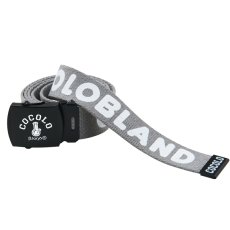 画像1: COCOLO GI NAME BELT(GRAY) (1)