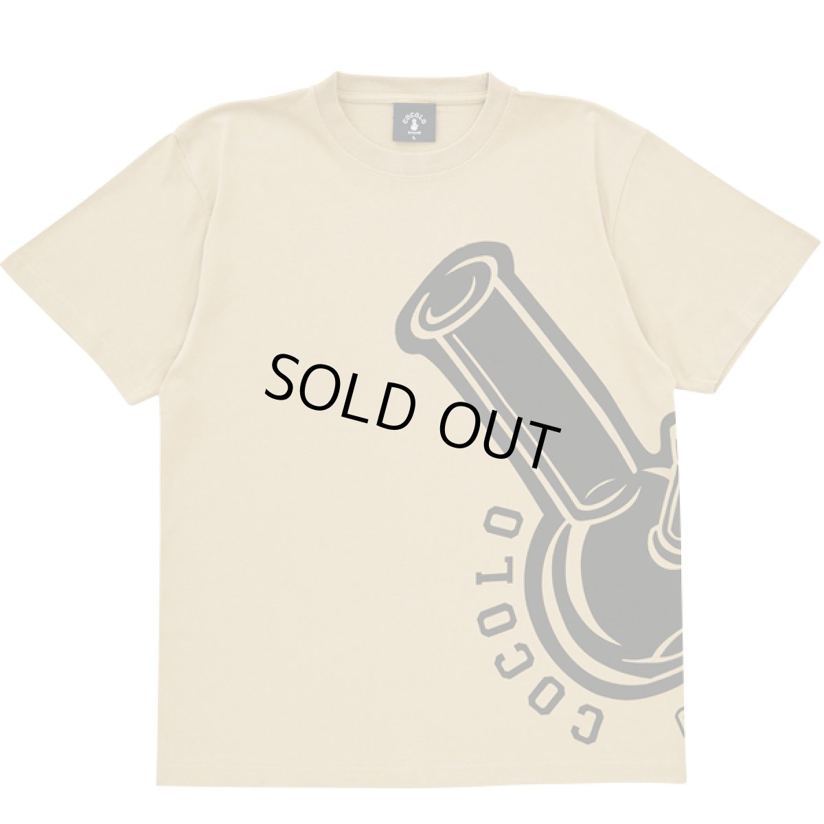 画像1: BIG PRINT BONG S/S(SAND KHAKI) (1)