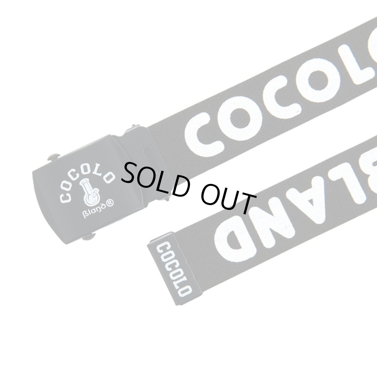 画像2: COCOLO GI NAME BELT(BLACK) (2)