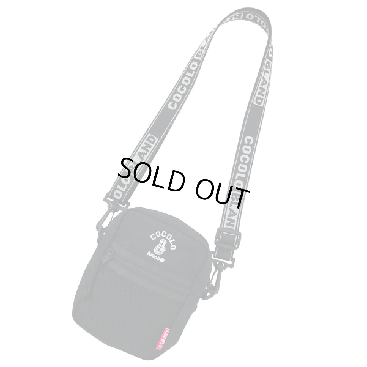 画像1: NAME TAPE SHOULDER BAG(BLACK) (1)
