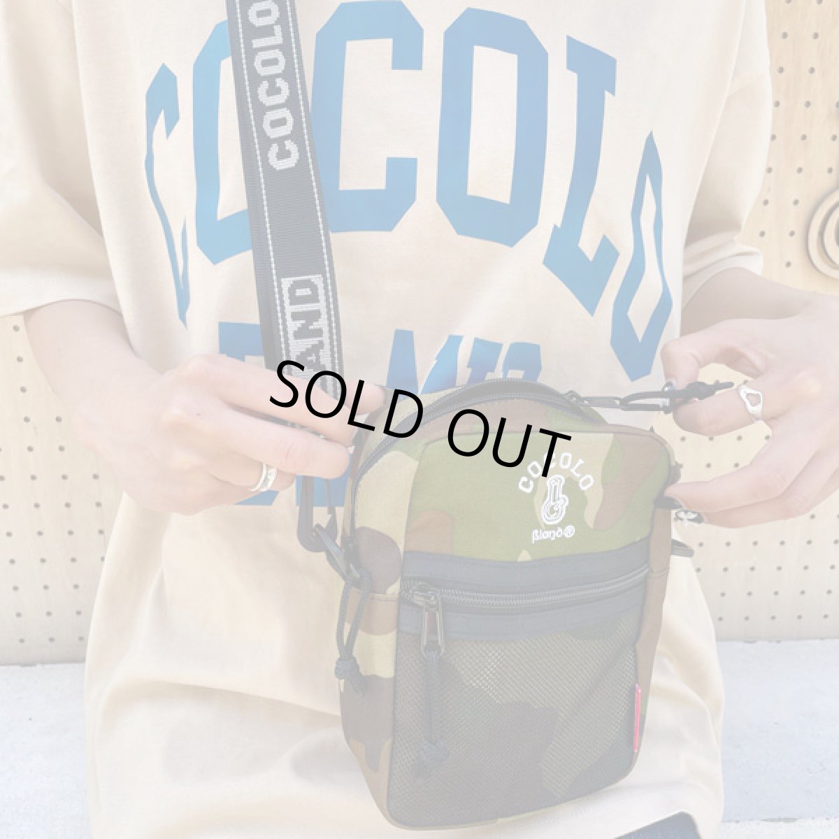 画像8: NAME TAPE SHOULDER BAG(CAMO) (8)