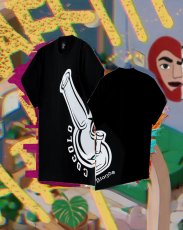 画像7: BIG PRINT BONG S/S(BLACK) (7)