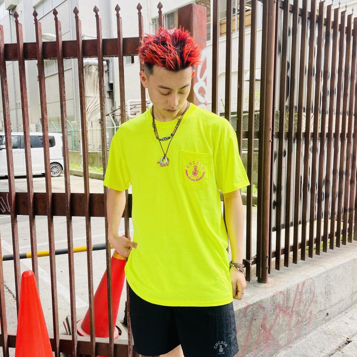 画像5: BONG POKET S/S(NEON YELLOW) (5)