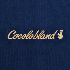 画像2: CURSIVE EMB S/S(NAVY) (2)